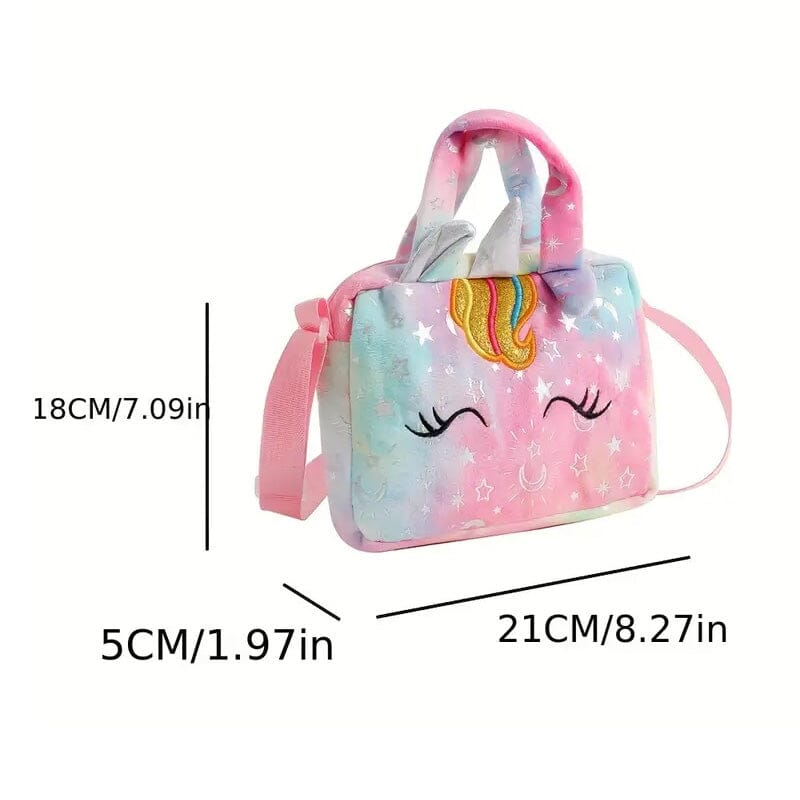 Unicorn Corduroy Shoulder Bag for Girls Cheap Pice Buy Discount