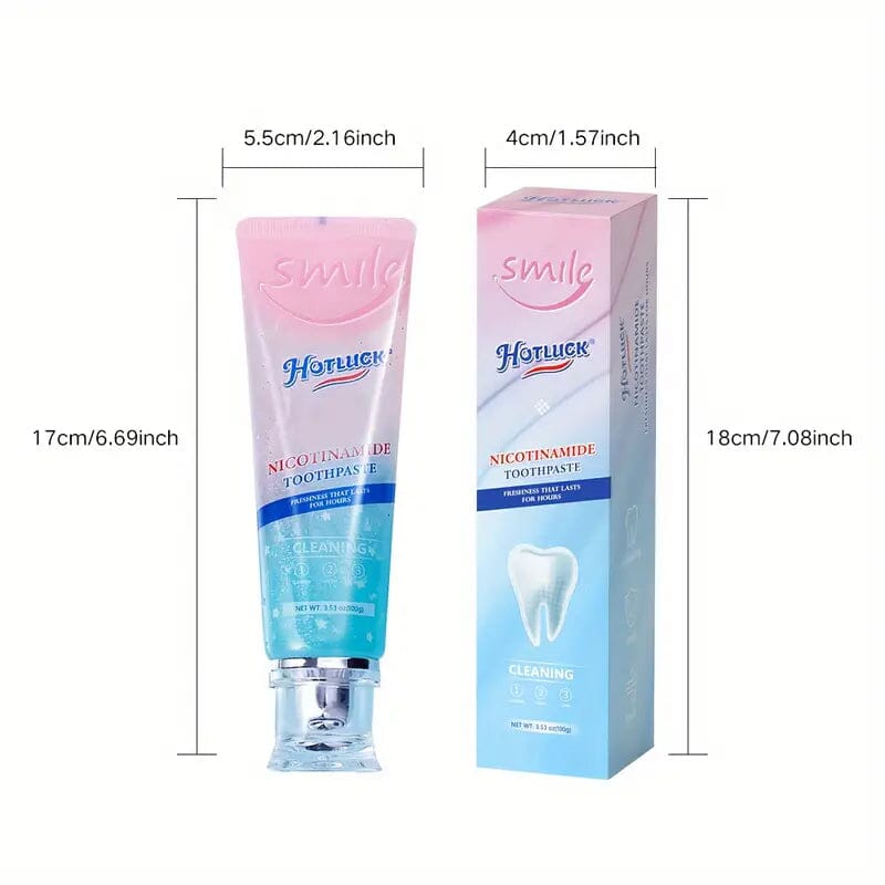 Niacinamide Intensive Whitening Toothpaste - Fresh Breath, Remove Tooth Stains Cheap Sale Countdown Package