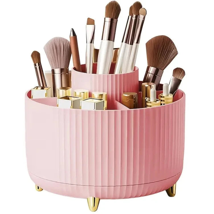 360° Rotating Makeup Organizer Holder for Brushes, Lipsticks, Skin Care & More Discount Inexpensive