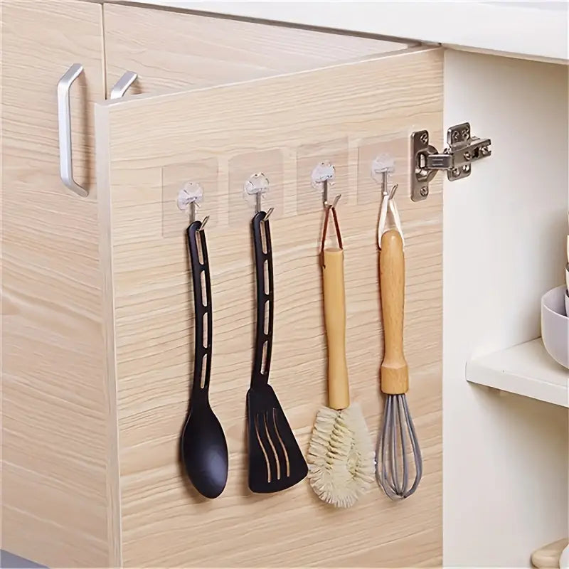 10-Pack: Self-Adhesive Wall Hooks Limited Edition Sale Online