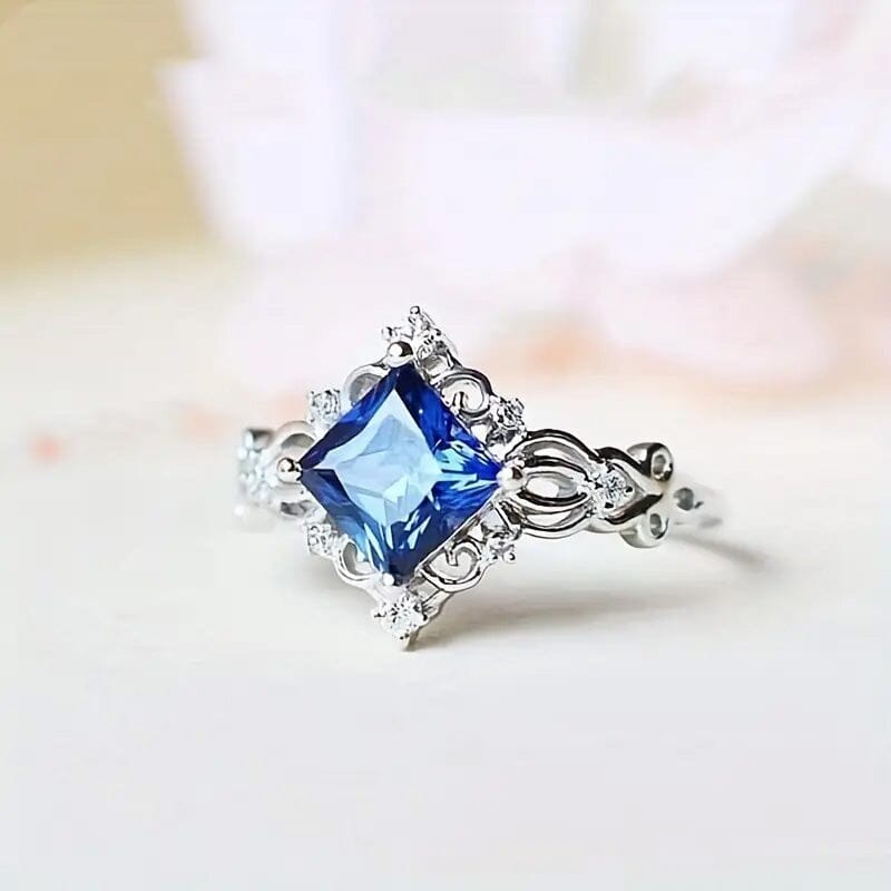 Blue Bead Decor Ring Buy Cheap Footlocker Pictures