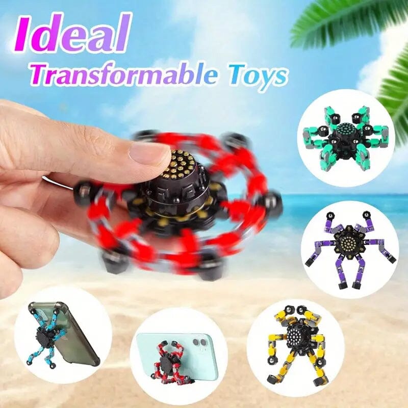 3-Pack: Fidget Toys Transformable Spinners Wiki For Sale