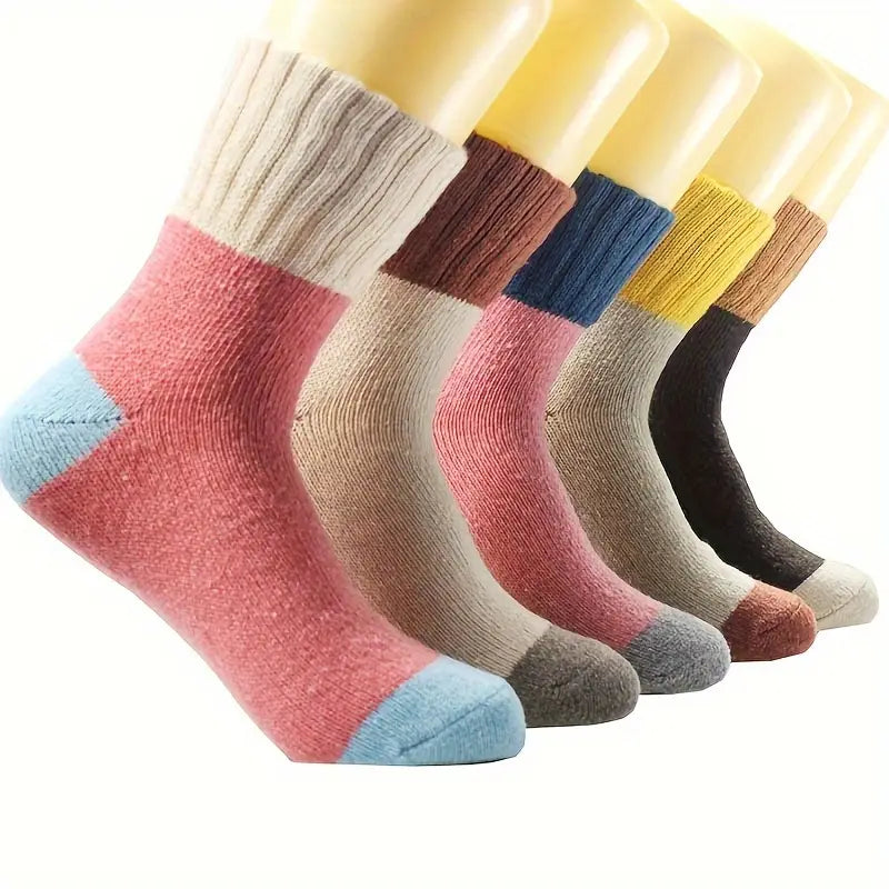 5-Pairs: Cold Resistant Thick Fuzzy Winter Socks Free Shipping Best