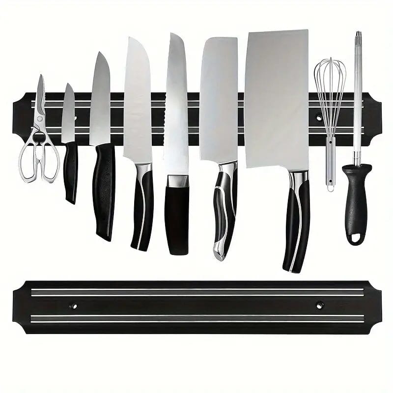 Magnetic Knife Holder for Kitchen Wall Outlet With Credit Card