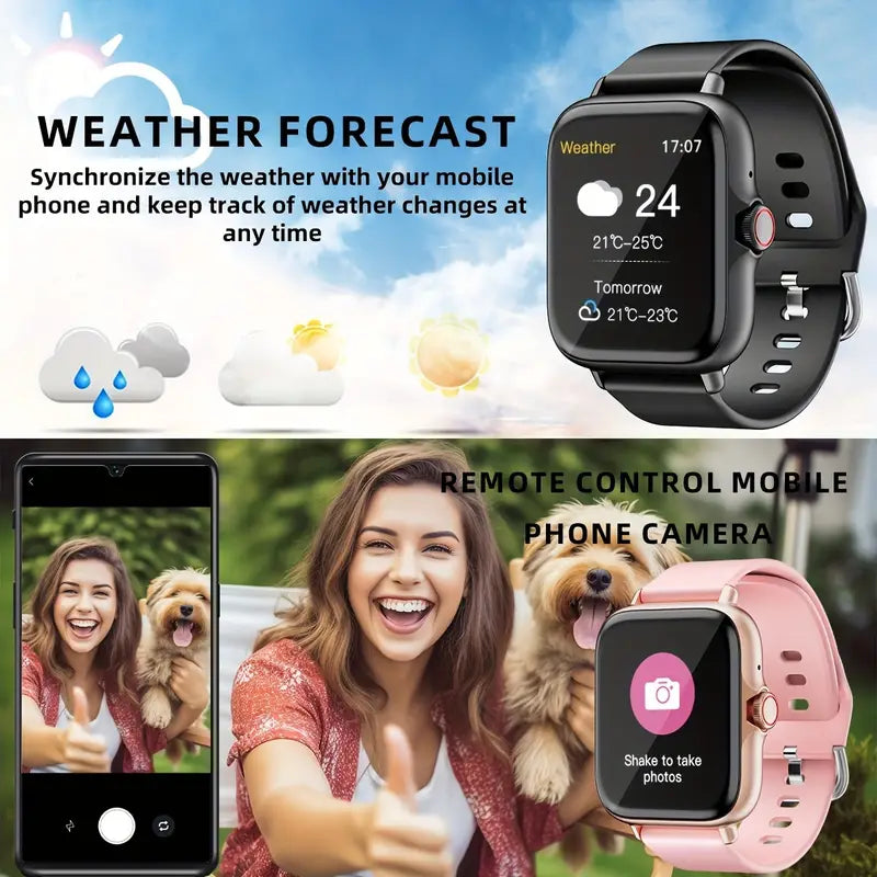 Full Touch Screen Smart Watch with Activity Tracker, Call & Message Functions, Pedometer & More Manchester Great Sale Online