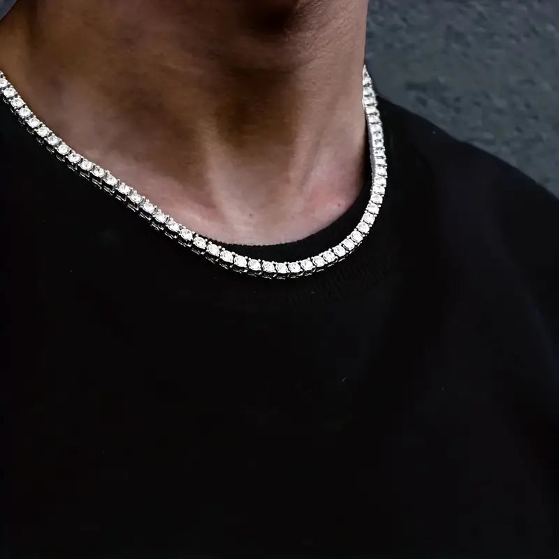 Men's Elegant Diamond Necklace Chain With Mastercard For Sale