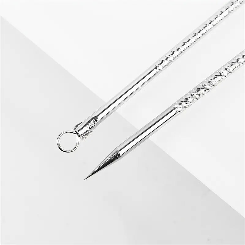 Stainless Steel Pimple Extractor Blackhead Removal Tool For Blemish Whitehead Popping Acne Low Pice Fee Shipping Online