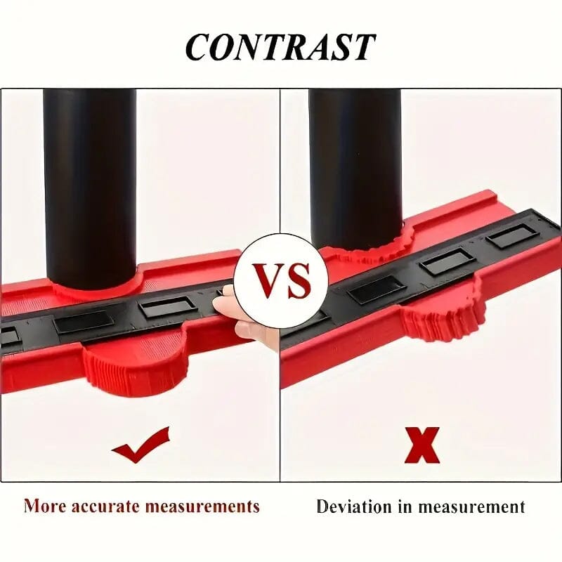 Contour Gauge Profile Tool Outline Measuring Plastic Ruler Fashionable Sale Online