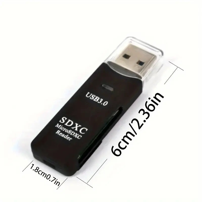 2-in-1 Multi Card Reader USB 3.0 Micro SD TF Card Memory Flash Drive Adapter Collections For Sale