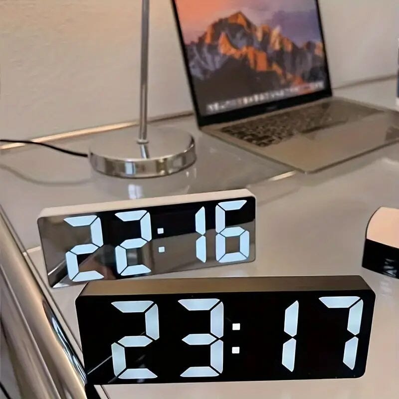 LED Digital Alarm Clock with Dual Alarms, Voice Control and more Online Online Clearance