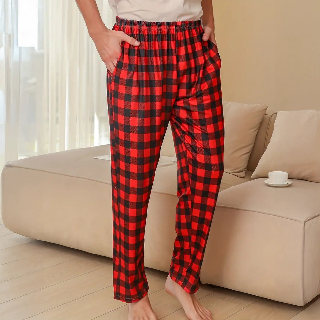 3-Piece: Mens Pajama Pants Loungewear Sleepwear Clearance 2025 Unisex