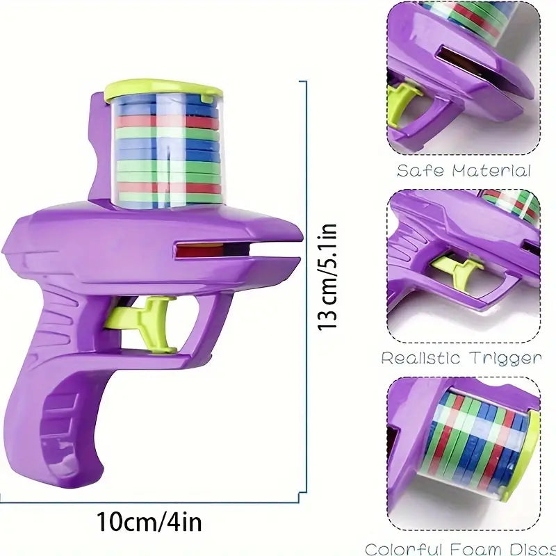 Flying Foam Disc Launcher Handheld Shooter Game Looking For Online