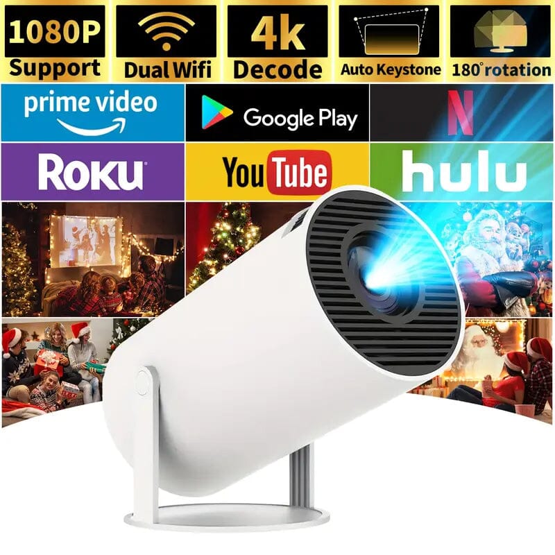 HY300 Pro Mini Portable Projector From China Free Shipping Low Pice