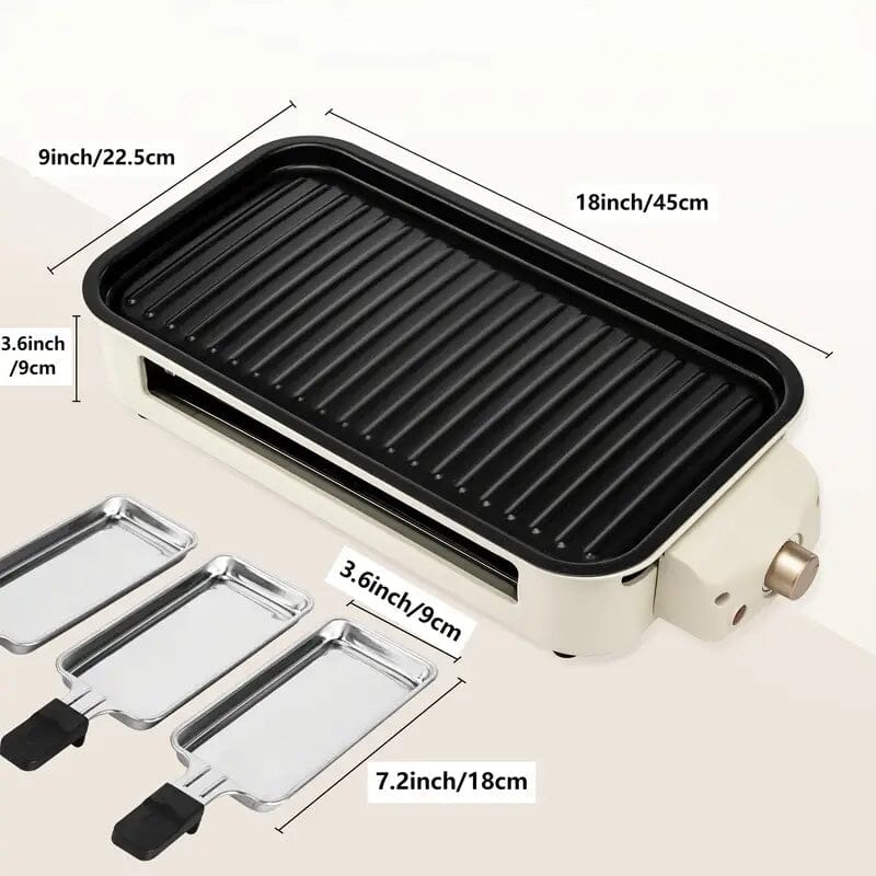 1500W Smokeless Electric Indoor Grill with Removable Non-Stick Plate Visa Payment Cheap Pice