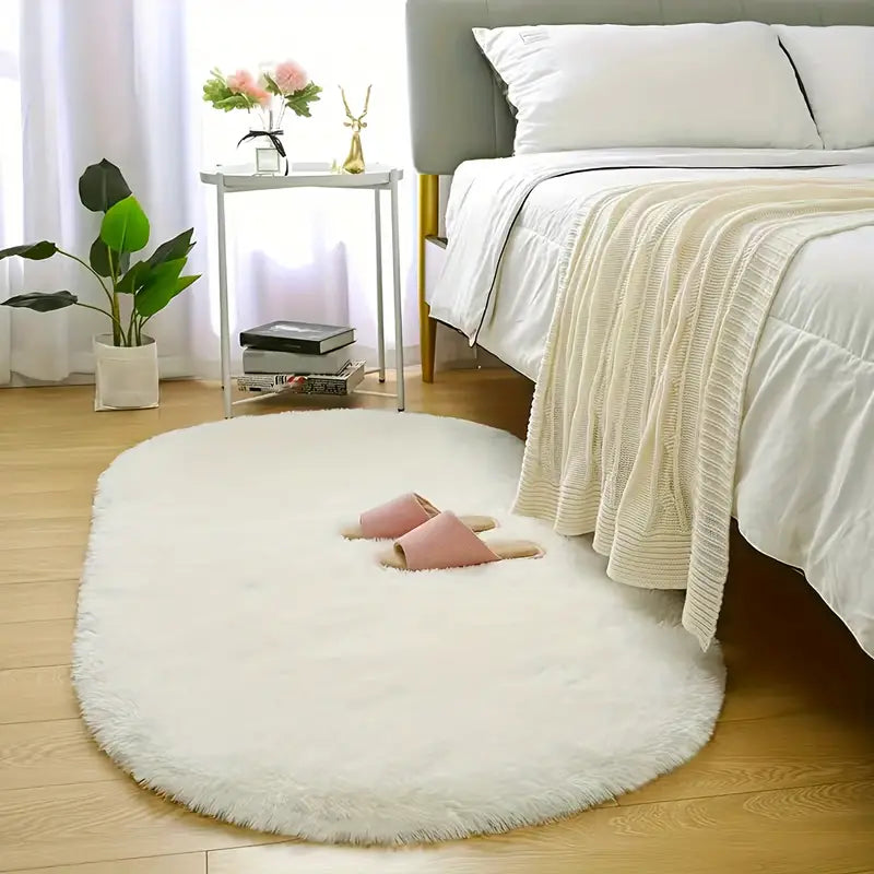 Soft Fluffy Shag Area Rugs Carpet for Living Room and Bedroom - Non-Slip Machine Washable Affordable Sale Online