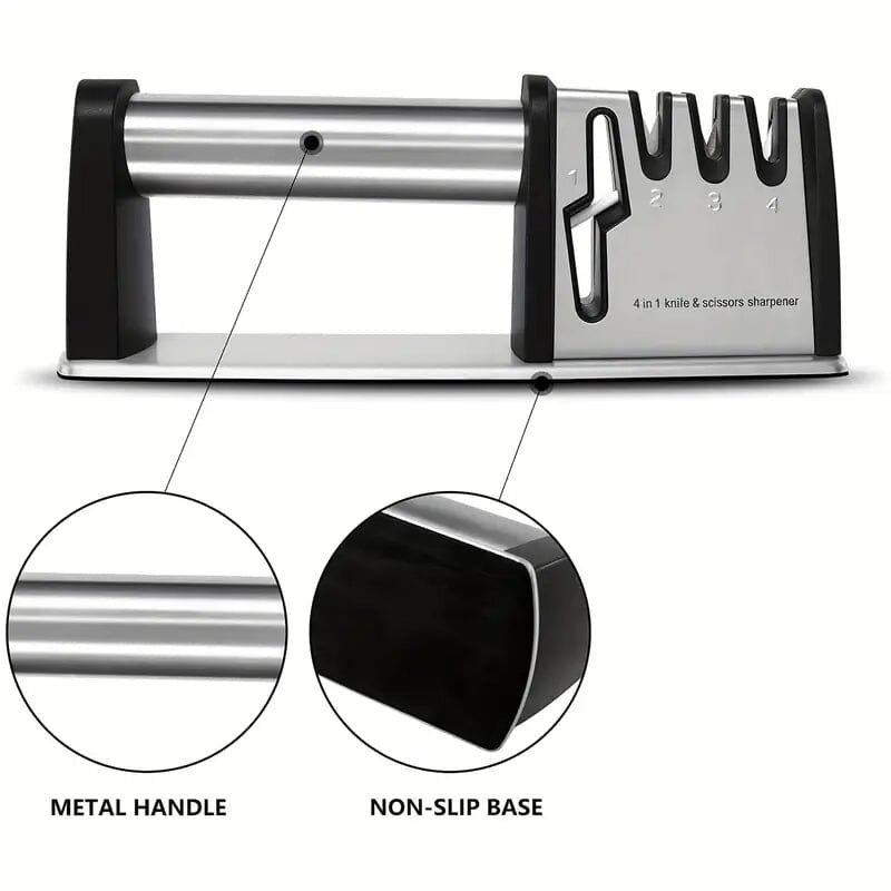 Professional 4-Stage Knife Sharpener Tool Clearance Geniue Stockist