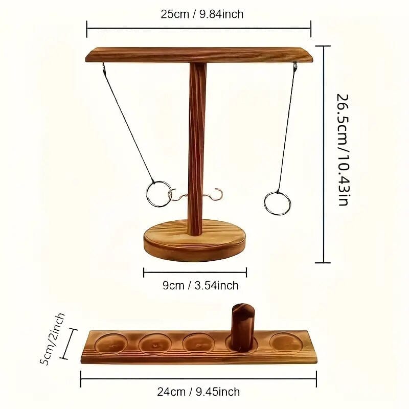 Ultimate Wooden Ring Toss Hook and Ring Indoor Combat Game Cheap Sale 2025