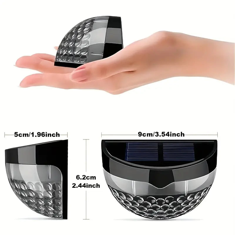 2-Pack: Solar Fence Deck and Wall Lights Collections Cheap Online