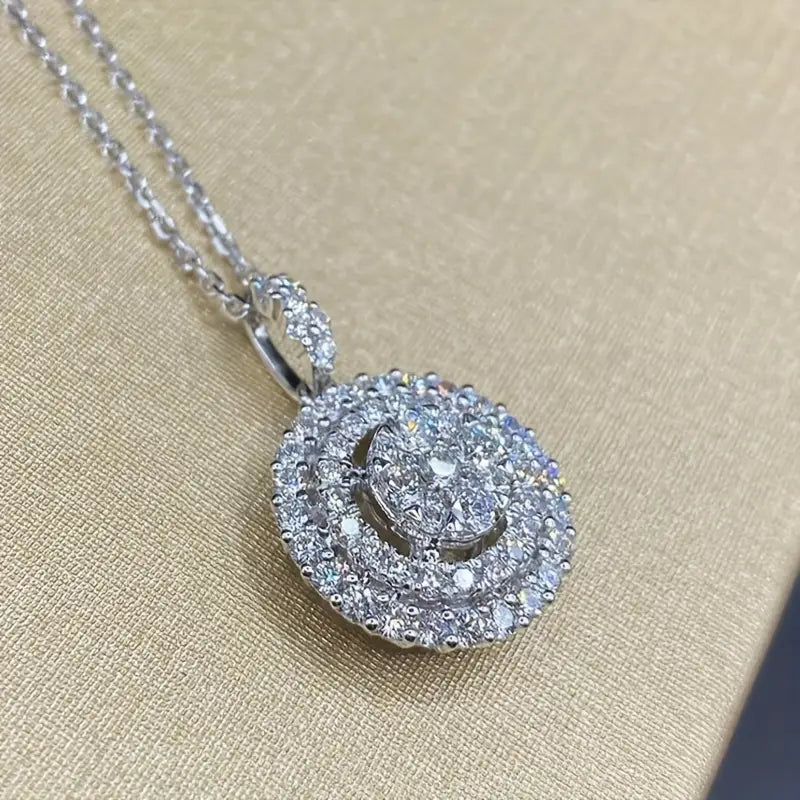 925 Silver Zirconium Oxide Collarbone Necklace Wide Range Of Sale Online