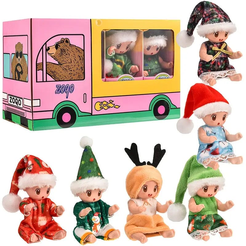6-Pack: Christmas-Themed Mini Reborn Youngsters Dolls Good Selling Online