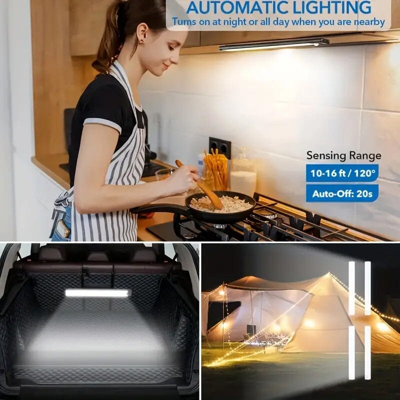 2-Pack: Wireless Motion Sensor 12 LED Light Strip Outlet Purchase