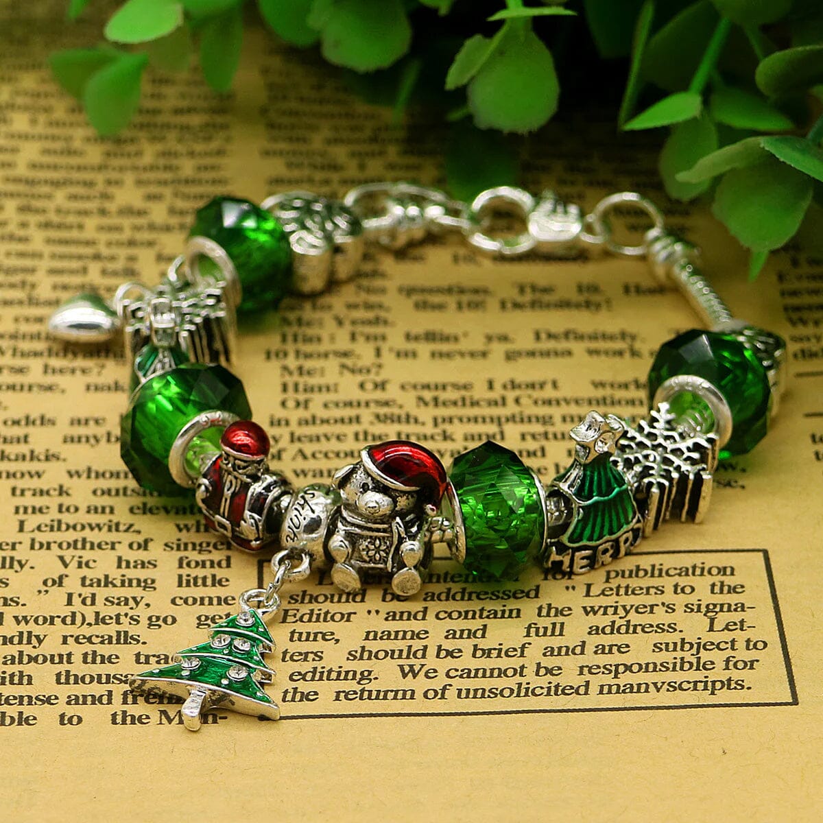 Murano and Swarovski Crystal Christmas Bracelet Cost Online