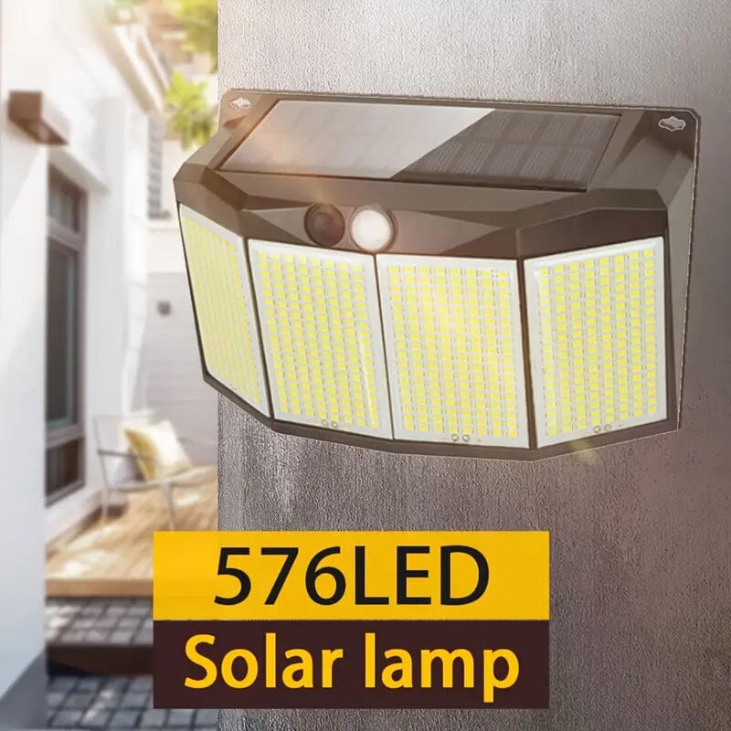 Solar Lights Outdoor 576 LED with Lights Reflector and 3 Lighting Modes Sale Purchase