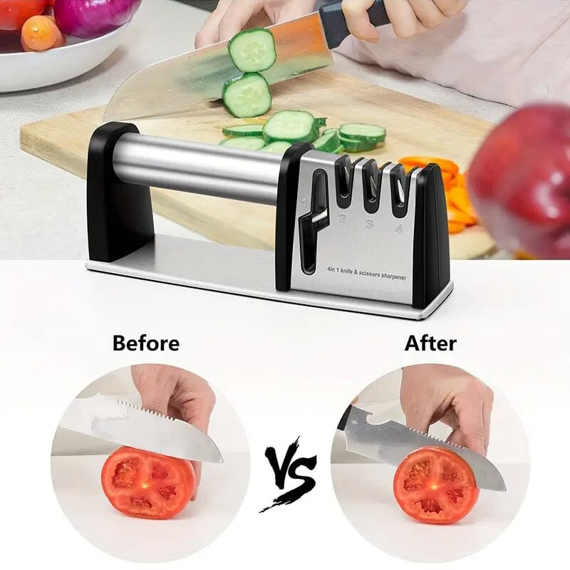 Professional 4-Stage Knife Sharpener Tool Clearance Geniue Stockist