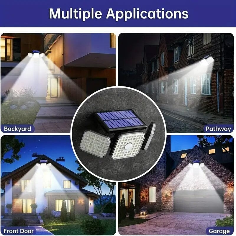 112 LED Solar Motion Sensor Lights Wiki For Sale