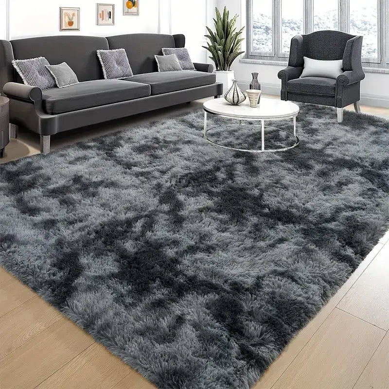 Luxurious Velvet Rectangular Shaggy Plush Carpet Rug Latest Collections Sale Online