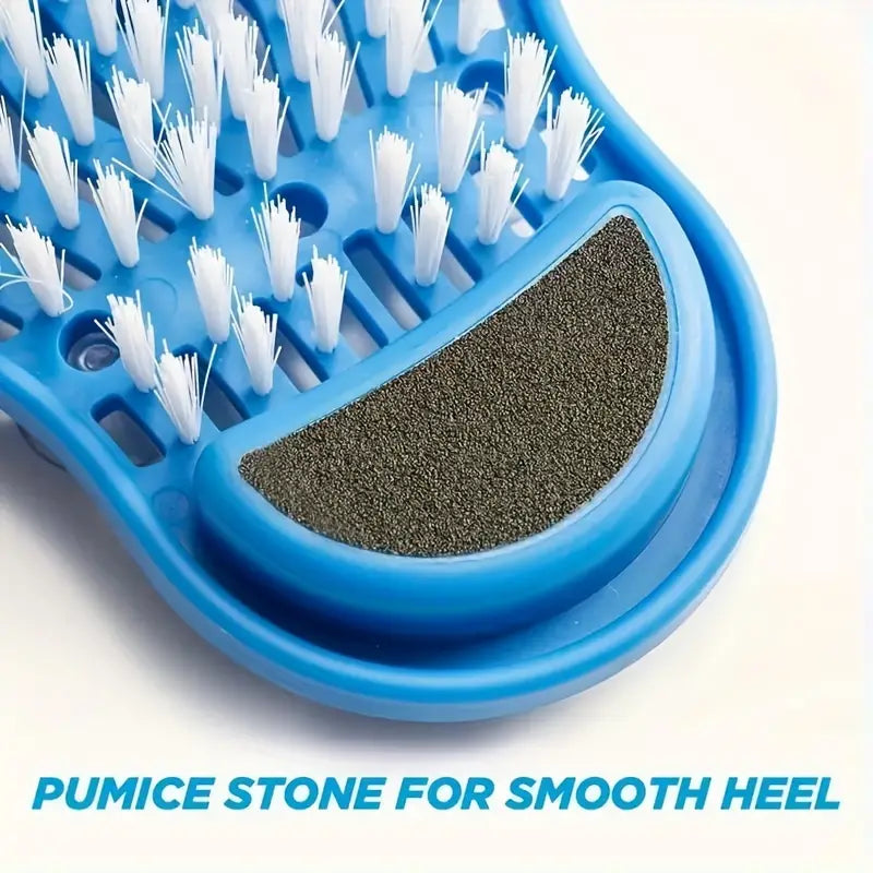 2-Piece Set: Foot Washing Brush Foot Scrub with Suction Cup Cheap Usa Stockist