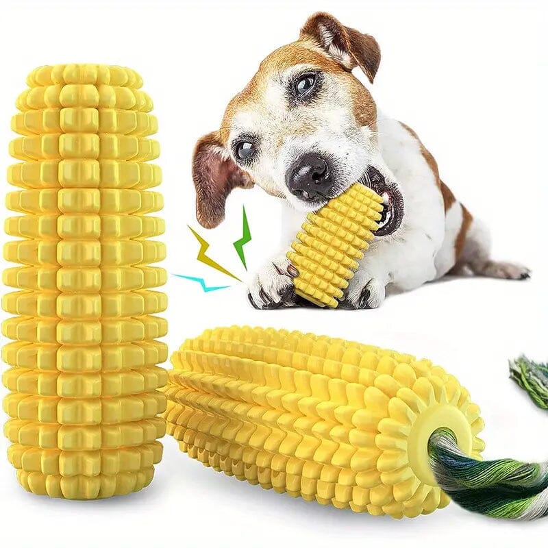 Puppy Dog Teeth Chew Squeaky Interactive Corn Toy Discount Brand New Unisex