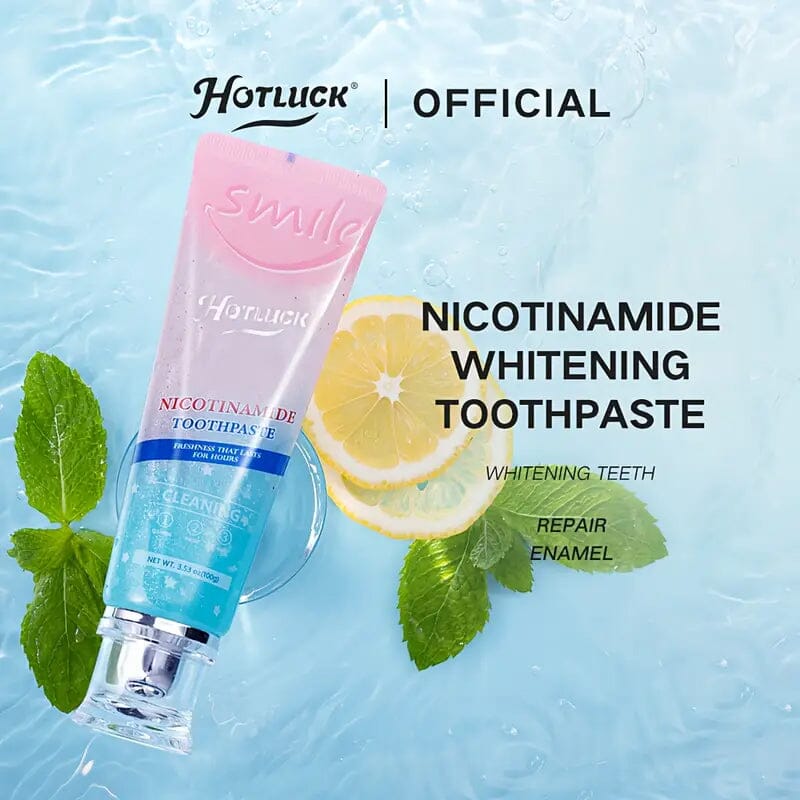 Niacinamide Intensive Whitening Toothpaste - Fresh Breath, Remove Tooth Stains Cheap Sale Countdown Package