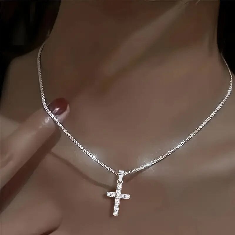 925 Sterling Silver Chain Cross Pendant Buy Cheap Inexpensive