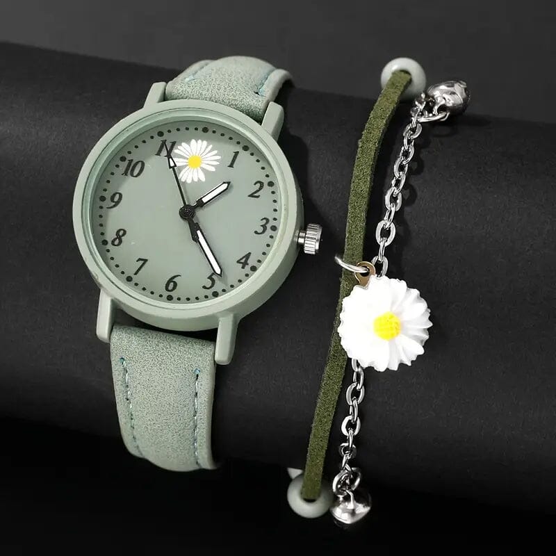 2-Piece Set: Elegant Style Women's Quartz Watch and Bracelet Factory Outlet For Sale