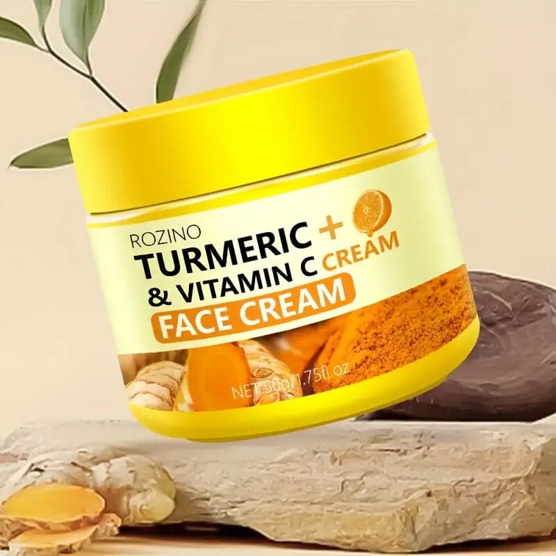 50g/1.75 Oz Turmeric + Vitamin C Face Cream with Hyaluronic Acid Ebay Cheap Pice