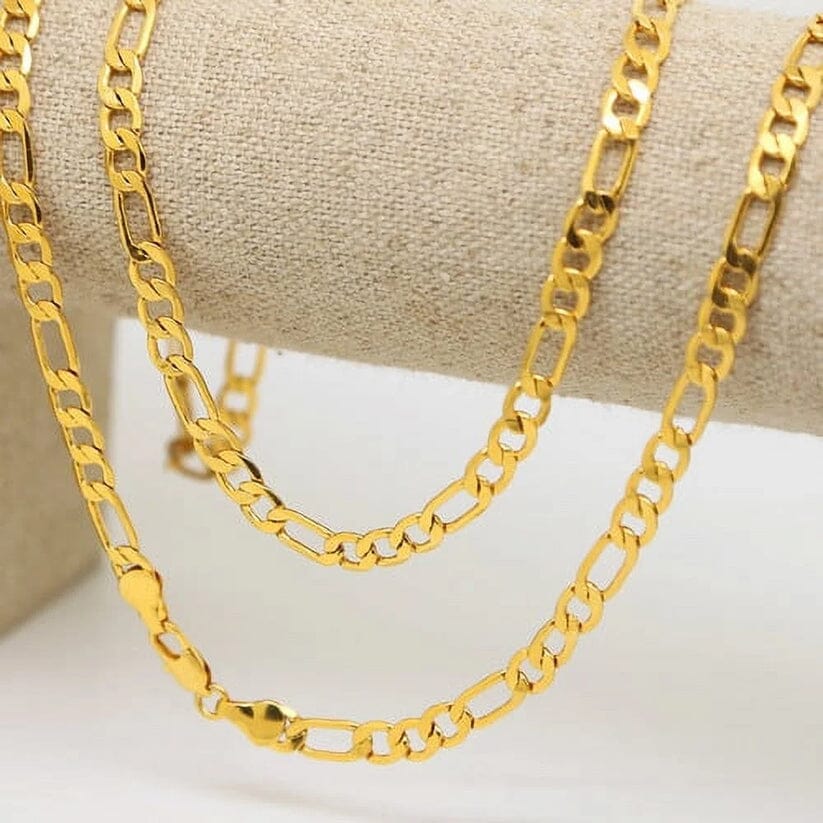 14K 24 Gold Filled Figaro Chain Outlet Locations For Sale