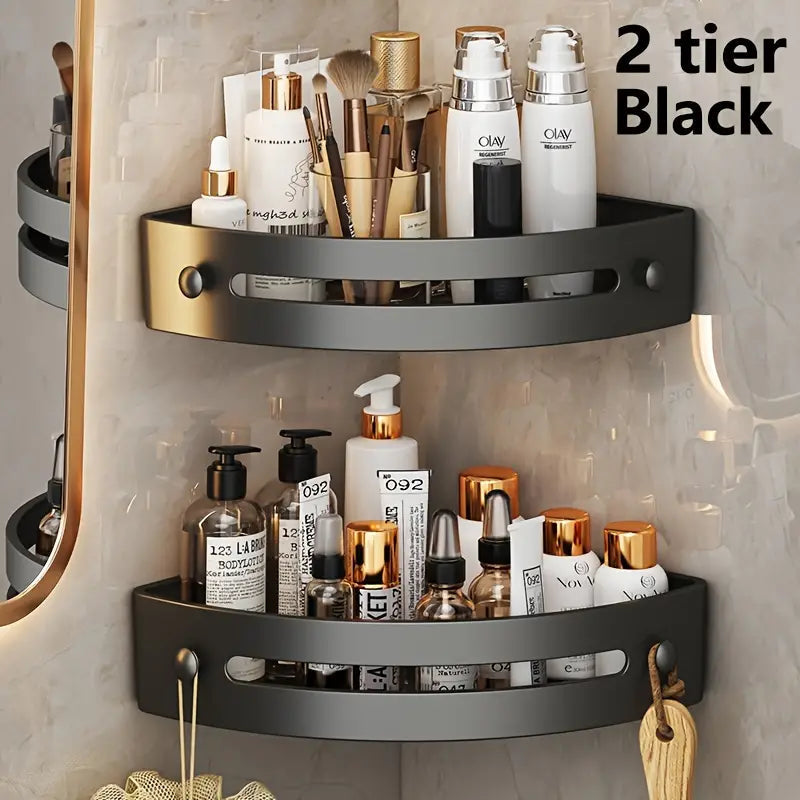 2-Pack: Rustproof Corner Shower Caddy, Adhesive Wall Mounted Shower Shelves No Drilling Free Shipping Big Sale