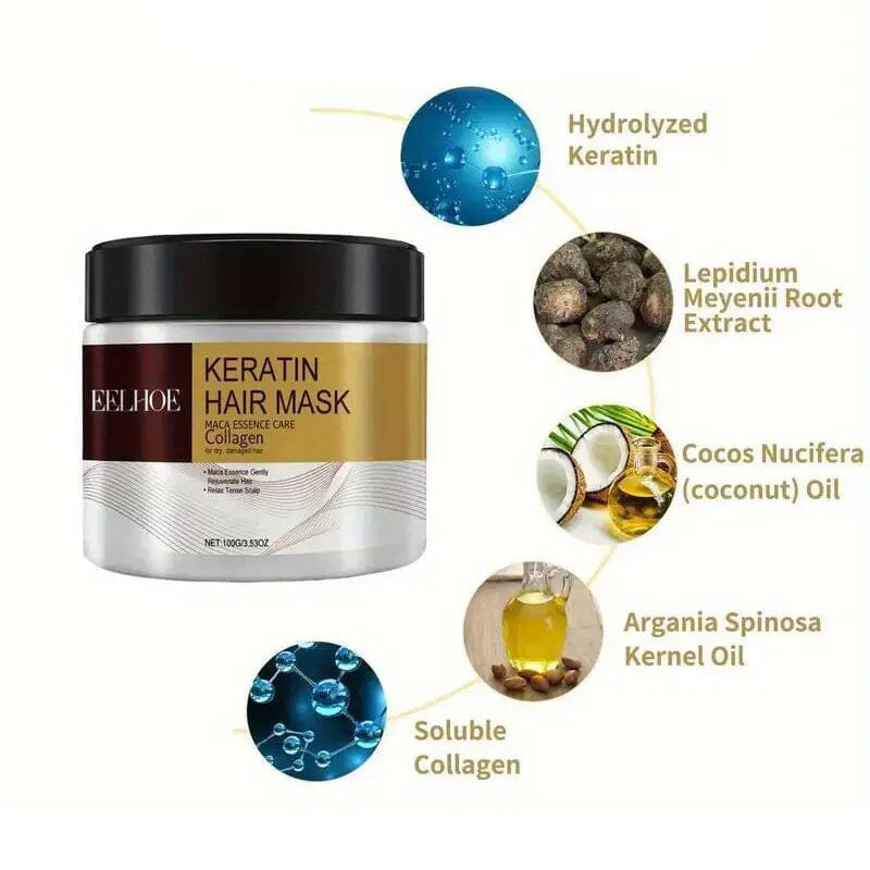 Keratin Soft Moisturizing Hair Mask with Collagen Cheap Sale Looking For