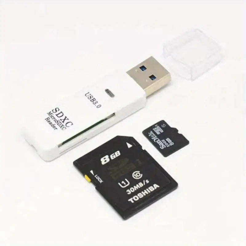 2-in-1 Multi Card Reader USB 3.0 Micro SD TF Card Memory Flash Drive Adapter Collections For Sale