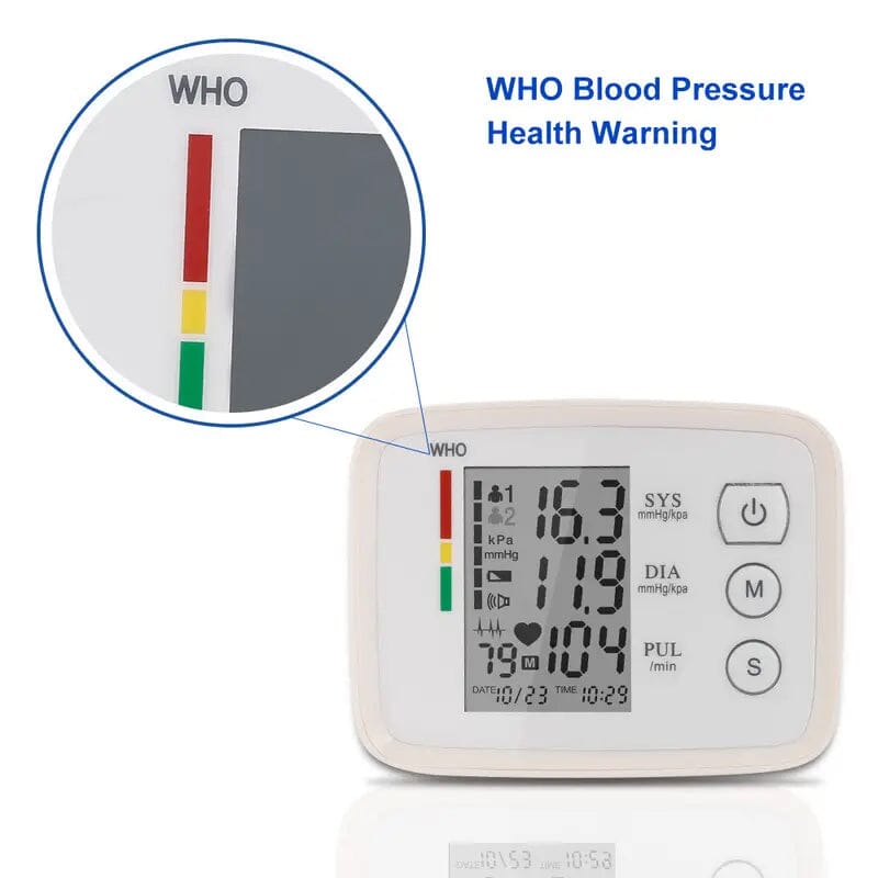 Automatic Upper Arm Blood Pressure Monitor with Heart Rate Sale Online Online