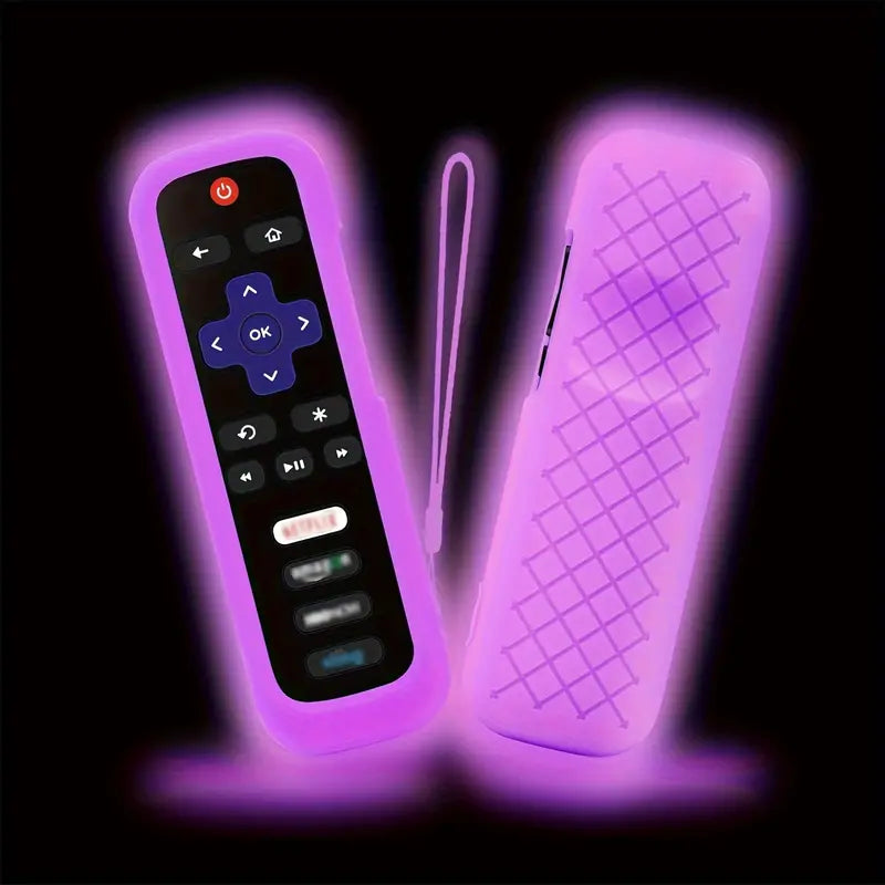 Glow-in-the-Dark Silicone Remote Cover With Lanyard Discount Ebay