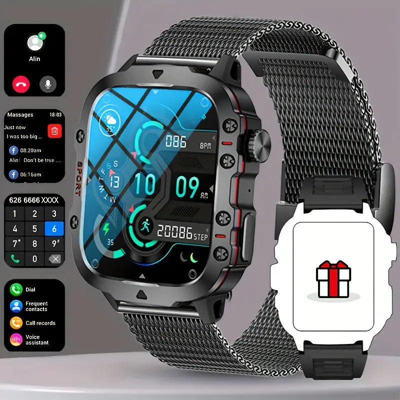 Wireless Talk Fitness AI Voice Outdoor 100+ Sports Mode Outdoor Smart Watch Free Shipping Cheap Online