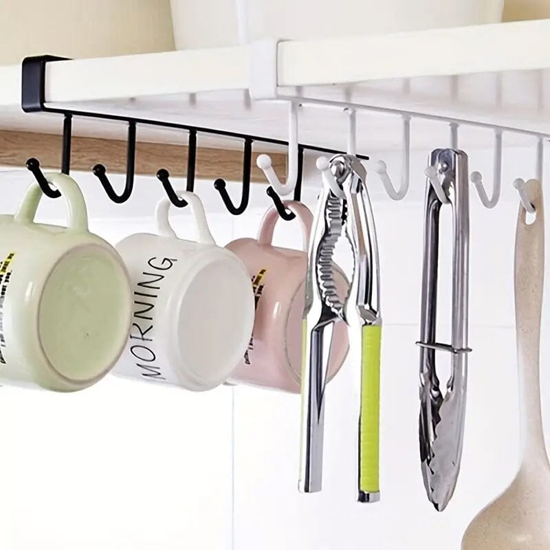 6 Hooks Kitchen Shelf Storage Rack Cheap Exclusive