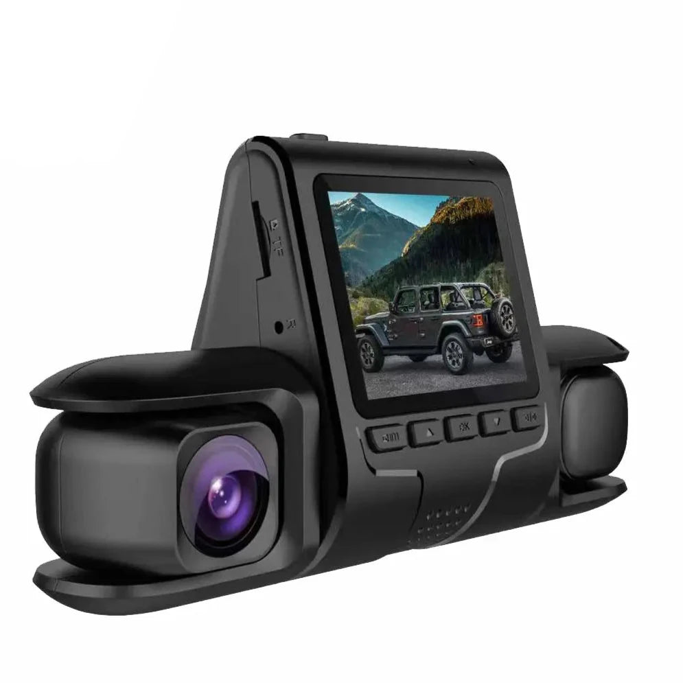 Car Dashcam Recorder, 2.0 Inch Screen Dual Lens HD Night Monitoring Mini Dash Cam Outlet Amazon