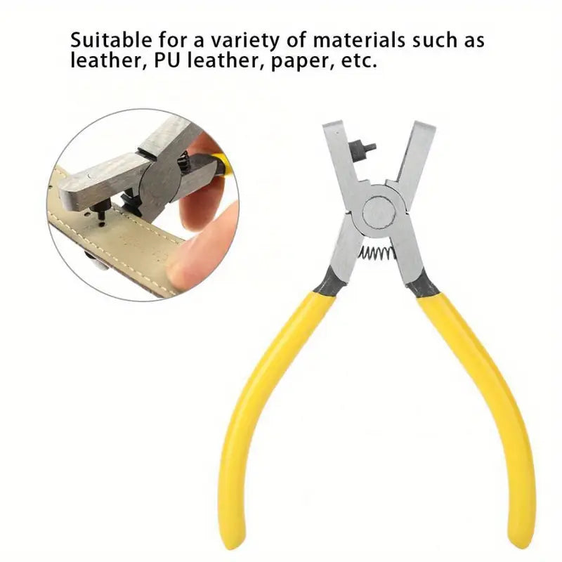 Universal 2.0mm Faux Leather Hole Punch Plier - Effortless Belt, Dog Collar, Shoe, and Craft Project Repair Tool 2025 Sale Online