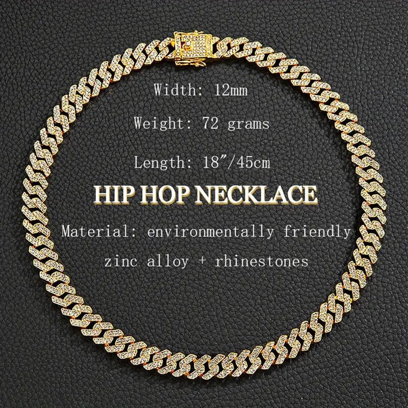 Geometric Bling Hip-Hop Cuban Chain Neckiace Footlocker Pictures