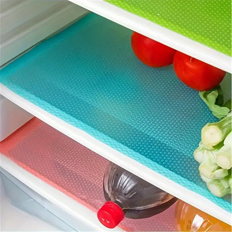 4-Piece Set: High-Quality Refrigerator Liners - Customizable Cabinet Mats Sale Best Sale