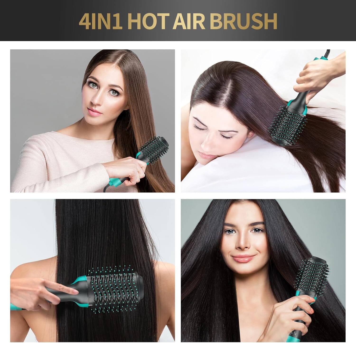 3-in-1 Ionic Straightening Hot Air Brush with Anti-Scald Feature Discount Codes Really Cheap