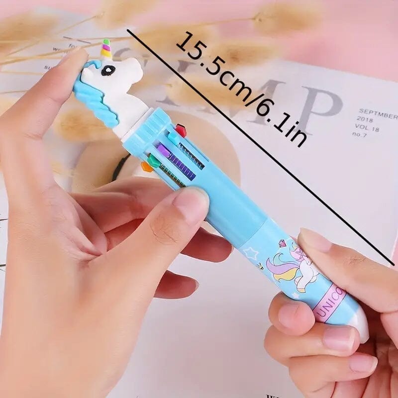 10 Color Ballpoint Pen Kawaii Stationery Cute Pen Order